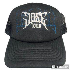 J Balvin Jose Tour Trucker Hat NWOT Snapback Mens Baseball Cap Black Reggaeton